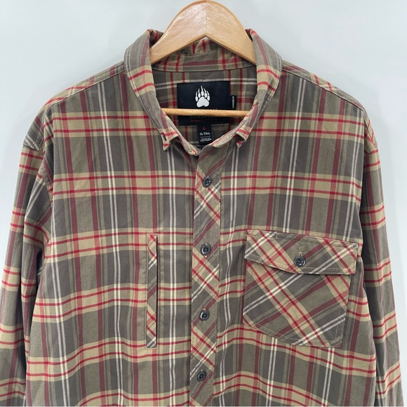 Alaskan Hardgear by Duluth Trading Co. Soft Flannel Big Tall Shirt Size XL Tall - Picture 2 of 9